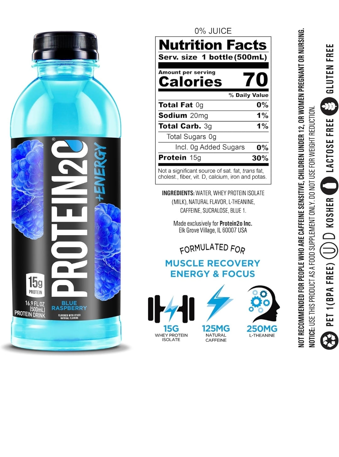 Protein 2O + Energy "Caffeine"