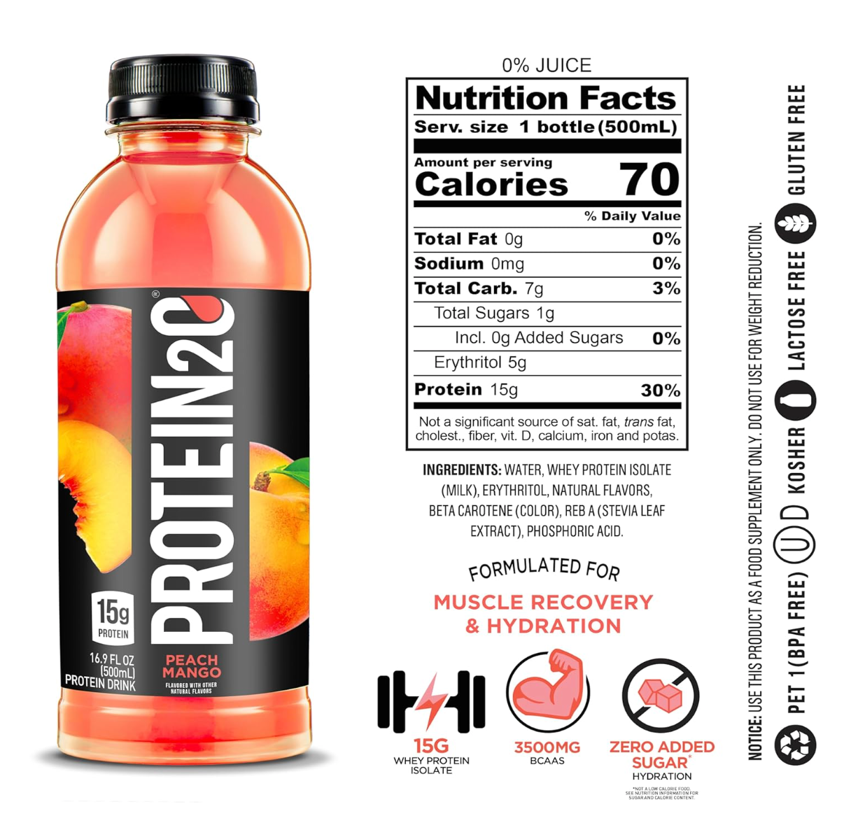 Protein 2O - 15g Proteina